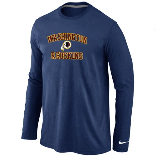 Nike Washington Redskins Heart & Soul Long Sleeve NFL T-Shirt - Dark Blue